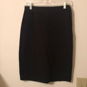 Made by the limited, black lace pencil skirt
